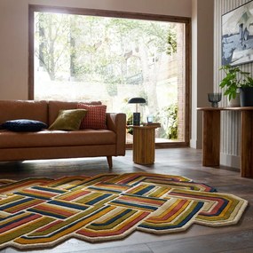 Ručne tkaný vlnený koberec 140x200 cm Lattice Shaped – Flair Rugs