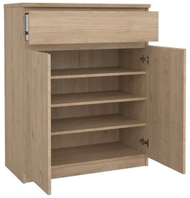 Komoda v dekore duba v prírodnej farbe 80x100x40 cm Naia – Tvilum
