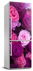 Nálepka fototapety na chladničku Ružové ruže FridgeStick-70x190-f-119226087
