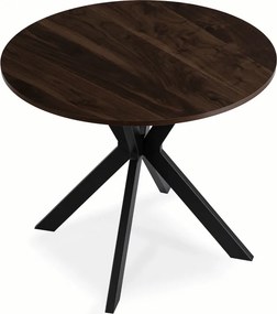 Stôl ERION 90 cm Orech / Čierny