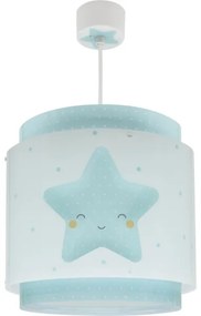 Dalber 76012T - Detský luster BABY DREAMS 1xE27/15W/230V modrá