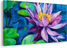 Obraz lekna na vode (90x60 cm)