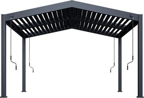 Bioklimatická pergola APEX 3,6x4 m, hliník - voľne stojaca