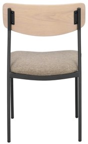 Jedálenská stolička v béžovo-prírodnej farbe v súprave 2 ks Maymont – Rowico