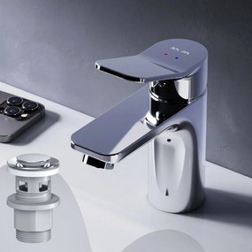 Umývadlová batéria AM.PM X-Joy FXA82100 jednopáková s odtokovým ventilom, chróm