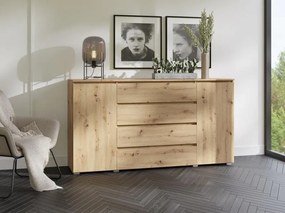Komoda Cortez C 6 (dub artisan). Akcia -21%. Vlastná spoľahlivá doprava až k Vám domov. 1123754
