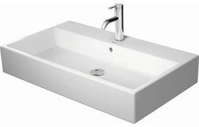 DURAVIT Vero Air umývadlo do nábytku s otvorom, s prepadom, spodná strana brúsená, 800 x 470 mm, biela, s povrchom WonderGliss, 23508000271