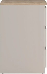 Krémovobiela komoda 154x76x50 cm Naia – Tvilum