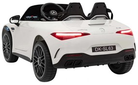 Elektrické autíčko Mercedes Benz AMG SL63 - biele
