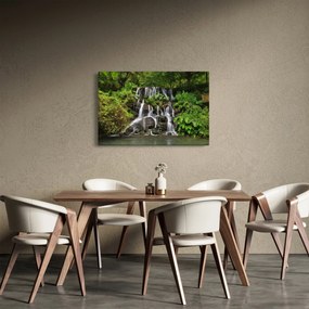Obraz vodopádov v tropickom lese (90x60 cm)