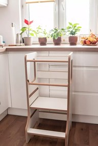 Učiaca veža Montessori pre deti biela