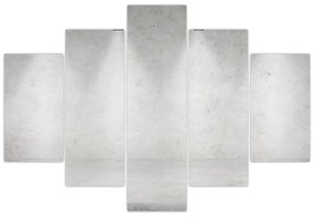 Obraz - Betónový múr so svetlami (150x105 cm)