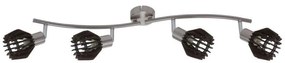 Briloner 2812-042 - Bodové svietidlo NATURE 4xE14/5,5W/230V kaučukovník
