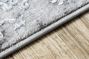 Moderný koberec DE LUXE 2081 ornament vintage - Štrukturálny krém / sivá Veľkosť: 160x220 cm