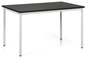Jedálenský stôl TRIVIA, sivá podnož, 1200 x 800 mm, wenge