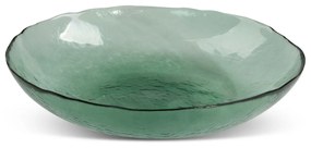 SKLENENÁ MISKA TERRA COLLECTION MONTENEGRO 21X4 CM ZELENÁ