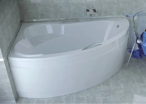 Besco Krycí panel k asymetrickej vani Ada P 140x90 (160x100), biely BESCO-Rozmery: 140x90, BESCO-Farba: Biela