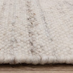 Slonovinový obojstranný/ručne tkaný koberec s prímesou vlny 120x170 cm Birkdale Ivory – Asiatic Carpets