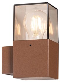 Inteligentné vonkajšie nástenné svietidlo hrdzavohnedé IP44 vrátane Wifi P45 - Dánsko