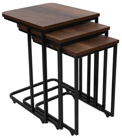 Odkladací stolík Ce Metal Zigon, 3 ks