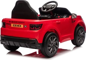 LEAN CARS Land Rover Discovery DLS-K06 Červené batériové vozidlo