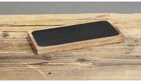 WENKO 55103100 - Krájacia doska BLACK OUTDOOR KITCHEN 30x15 cm hnedá/šedá