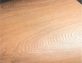 Okrúhly jedálenský stôl ANGEL 120x120 cm, dekor dub