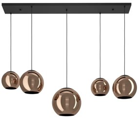 Eglo 390388 - Luster na lanku CORDOBA 5xE27/40W/230V medená