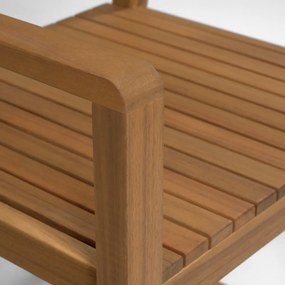 Záhradná stolička z akáciového dreva Kave Home Emili