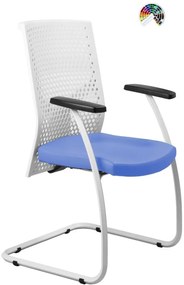 MAYER Konferenčná stolička PRIME 251 252 253 S W čalúnenie MEDIFLEX SILVERTEX koženka