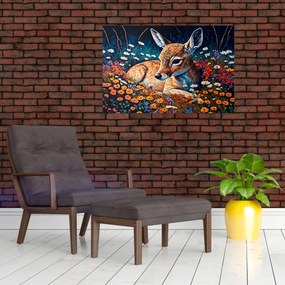 Obraz - Maľované srne (90x60 cm)