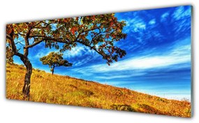 Obraz plexi Lúka strom príroda 125x50 cm