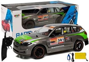 LEAN TOYS Športové auto 1:10 RC RTR - sivé