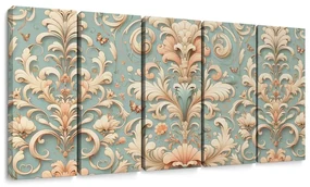5-dielny obraz vintage ornamenty