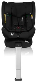 Lionelo - Autosedačka s bázou, otočná BRAAM AIR i-Size 40-150 cm Black Carbon