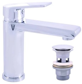 RAV Slezák CO129.0 - Umyvadlová batéria + vypúšťací ventil COLORADO 16,2 cm lesklý chróm