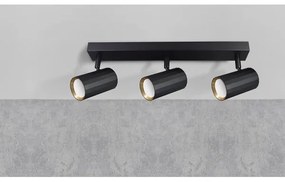 Bodové svietidlo NICEA 3xGU10/10W/230V čierna