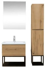 Kúpeľňová skrinka s umývadlom SAT B-Way dub mat KSETBWAY2, 1 ks