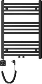 Mexen Ares, elektrické vykurovacie teleso 700 x 500 mm, 300 W, čierna, W102-0700-500-6300-70