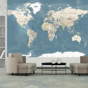 Fototapeta - Vintage World Map Veľkosť: 350x245, Verzia: Premium