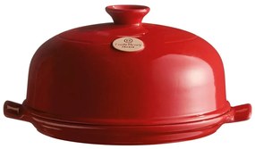 Červená keramická okrúhla forma na pečenie chleba Emile Henry, ⌀ 28,5 cm