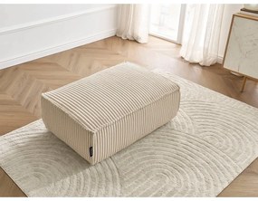 Svetlohnedá menčestrová podnožka Chelsea – Bobochic Paris