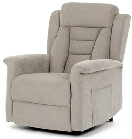 Autronic BONTEC Polohovacie kreslo, elektrické káblové ovládanie, šedá, látka, TV-7072 GREY2 Farba: Béžová