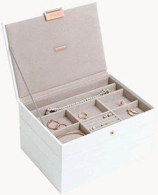 Šperkovnica Classic White & Rose Gold, 3 ks