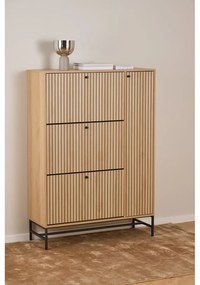 Výklopná skrinka na topánky v dekore duba v prírodnej farbe 99x140x35 cm Albany – Actona