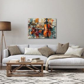 Obraz - Hudobné nástroje (70x50 cm)