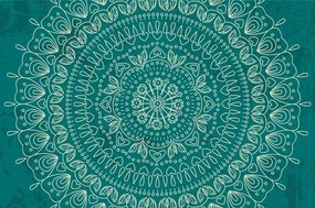 Samolepiaca tapeta kreslená Mandala