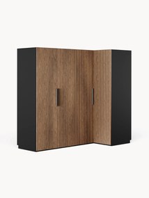 Modulárna rohová šatníková skriňa Simone, Š 215 cm, rôzne veľkosti