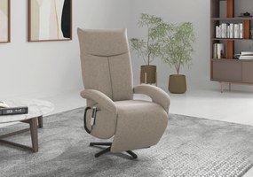 XXXLutz RELAXAČNÉ KRESLO, textil, taupe Sit & More - Online Only obývacie izby - 00014401854G