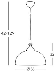 Kolarz 731.32.18 - Luster na lanku NONNA 1xE27/75W/230V modrá